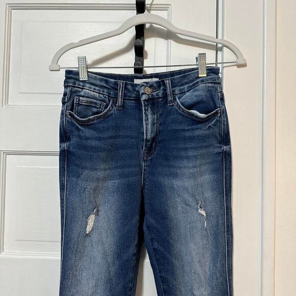 Vervet dark blue distressed flare - Picture 3 of 6